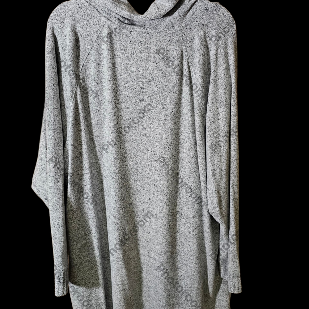 NWT Size 6 Torrid Heather Gray Cowl Neck Sweater - Picture 4 of 4